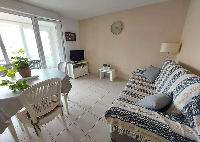Climatise 2p Cabine, 50m De La Plage, Parking, Loggia, Equipements Modernes - Fr-1-326-747 公寓