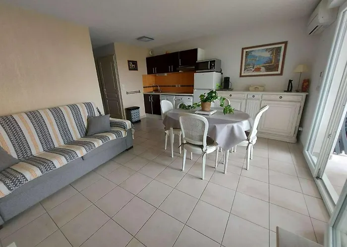 Climatise 2p Cabine, 50m De La Plage, Parking, Loggia, Equipements Modernes - Fr-1-326-747 Lejlighed Marseillan (Herault)