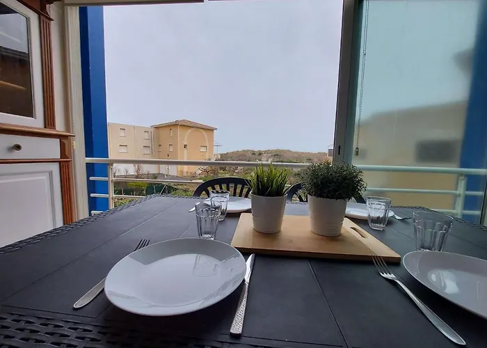 Climatise 2p Cabine, 50m De La Plage, Parking, Loggia, Equipements Modernes - Fr-1-326-747 Lejlighed Marseillan (Herault)